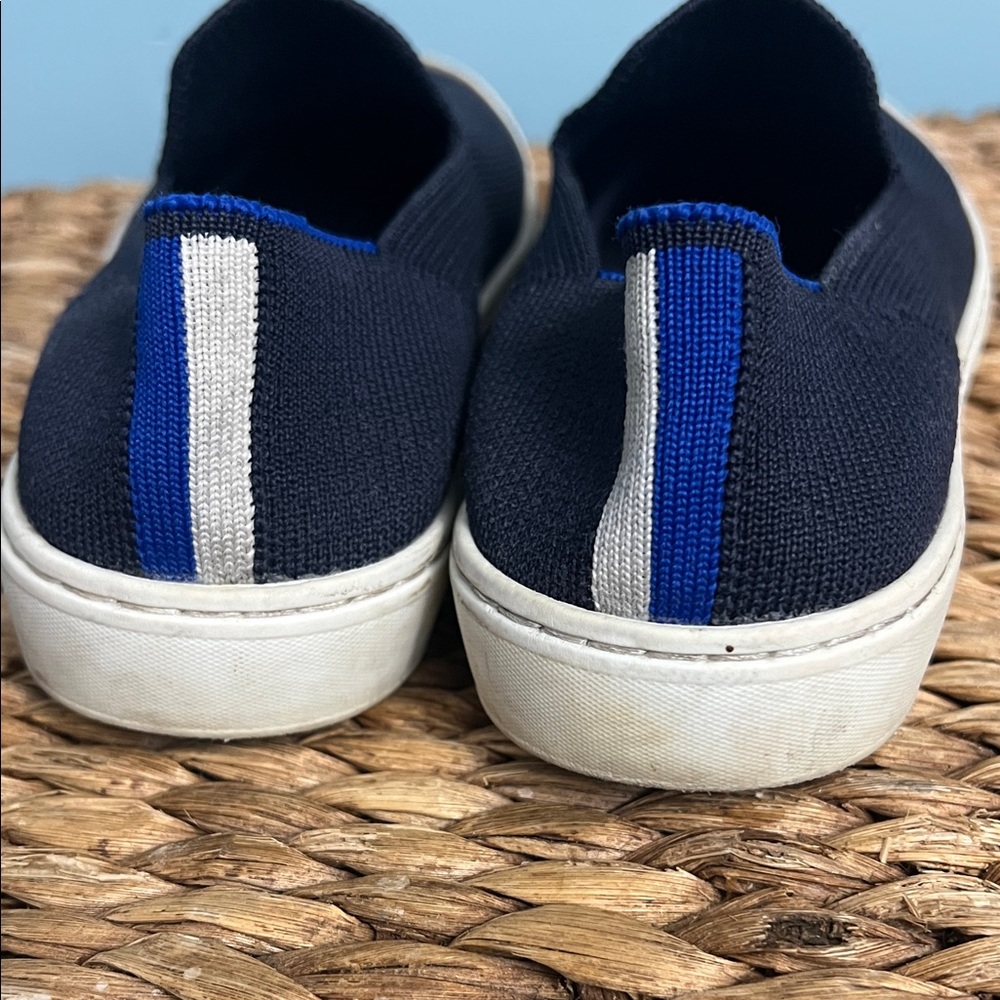 Rothy’s Kids Navy Slip-On Sneakers Rubber sole sz 3 - Picture 7 of 16